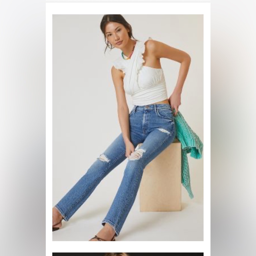 Mother The Insider Mid-rise Ankle Jeans